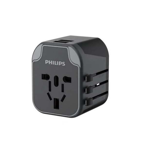 Philips Universal travel adapter Plug with USB Port
